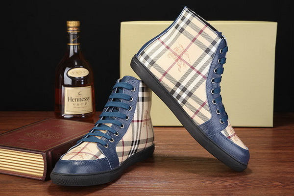 Burberry High-Top Fashion Men Shoes--005